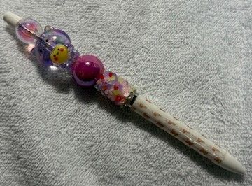 Wrapped Inkpens with Beads