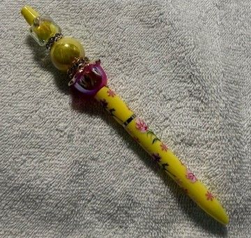 Wrapped Inkpens with Beads