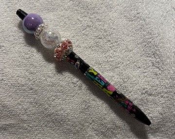 Wrapped Inkpens with Beads
