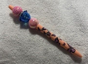 Wrapped Inkpens with Beads