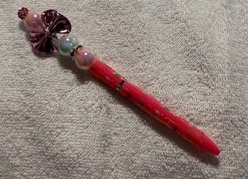 Wrapped Inkpens with Beads