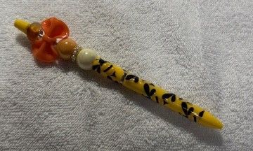 Wrapped Inkpens with Beads