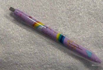 Wrapped Clickable Ink Pens No Beads