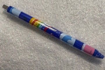 Wrapped Clickable Ink Pens No Beads