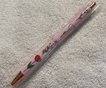 Wrapped Clickable Ink Pens No Beads