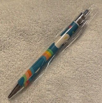 Wrapped Clickable Ink Pens No Beads