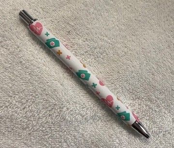 Wrapped Clickable Ink Pens No Beads