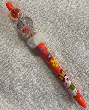 Wrapped Inkpens with Beads