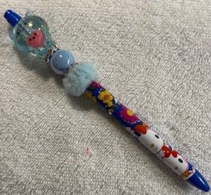 Wrapped Inkpens with Beads