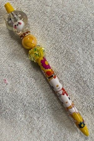 Wrapped Inkpens with Beads