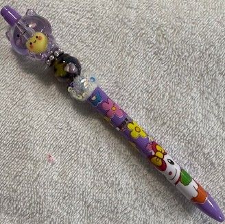 Wrapped Inkpens with Beads