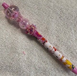Wrapped Inkpens with Beads