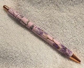 Wrapped Clickable Ink Pens No Beads