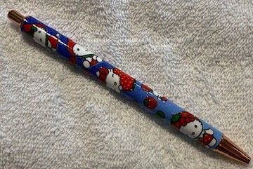 Wrapped Clickable Ink Pens No Beads