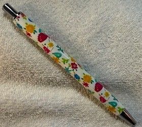 Wrapped Clickable Ink Pens No Beads