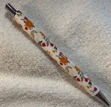 Wrapped Clickable Ink Pens No Beads