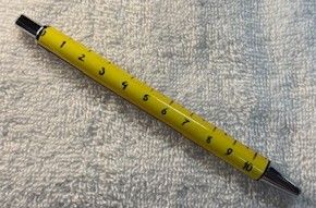 Wrapped Clickable Ink Pens No Beads