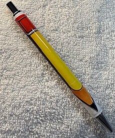 Wrapped Clickable Ink Pens No Beads