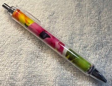Quality Wrapped and Covered Clickable Ink Pens NO BEADS