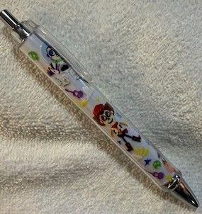 Quality Wrapped and Covered Clickable Ink Pens NO BEADS