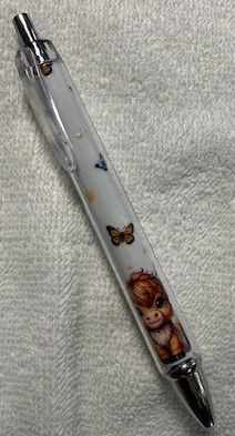 Quality Wrapped and Covered Clickable Ink Pens NO BEADS