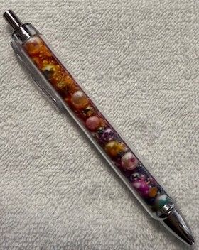 Quality Wrapped and Covered Clickable Ink Pens NO BEADS