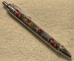 Quality Wrapped and Covered Clickable Ink Pens NO BEADS