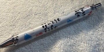 Quality Wrapped and Covered Clickable Ink Pens NO BEADS