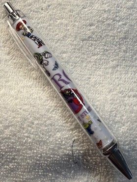 Quality Wrapped and Covered Clickable Ink Pens NO BEADS