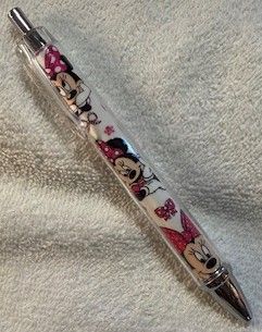 Quality Wrapped and Covered Clickable Ink Pens NO BEADS