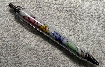 Quality Wrapped and Covered Clickable Ink Pens NO BEADS