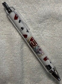 Quality Wrapped and Covered Clickable Ink Pens NO BEADS