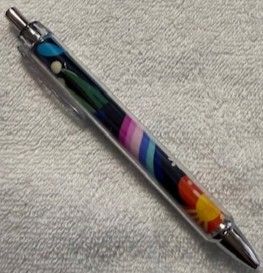 Quality Wrapped and Covered Clickable Ink Pens NO BEADS