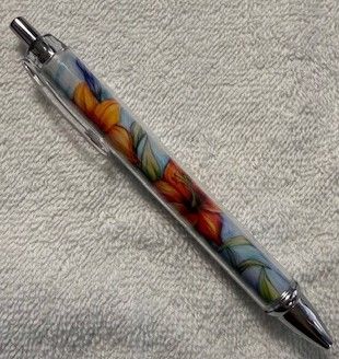 Quality Wrapped and Covered Clickable Ink Pens NO BEADS
