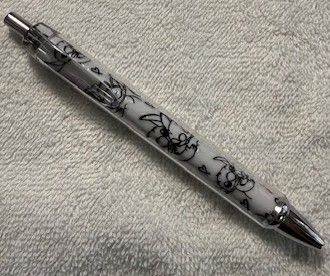 Quality Wrapped and Covered Clickable Ink Pens NO BEADS