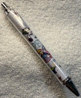Quality Wrapped and Covered Clickable Ink Pens NO BEADS