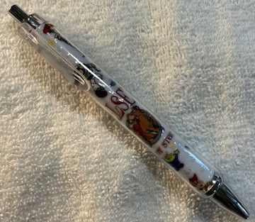 Quality Wrapped and Covered Clickable Ink Pens NO BEADS