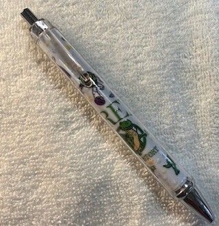 Quality Wrapped and Covered Clickable Ink Pens NO BEADS