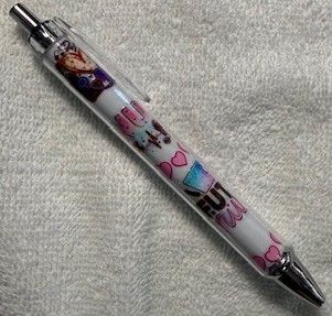 Quality Wrapped and Covered Clickable Ink Pens NO BEADS
