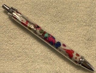 Quality Wrapped and Covered Clickable Ink Pens NO BEADS
