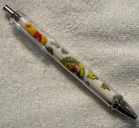 Quality Wrapped and Covered Clickable Ink Pens NO BEADS