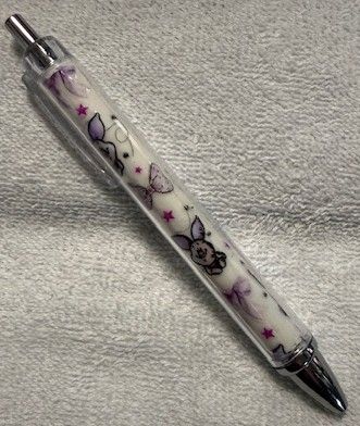 Quality Wrapped and Covered Clickable Ink Pens NO BEADS