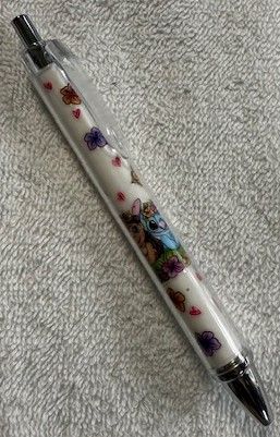 Quality Wrapped and Covered Clickable Ink Pens NO BEADS