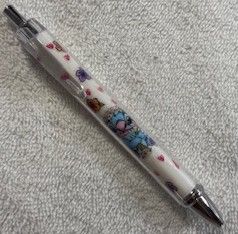 Quality Wrapped and Covered Clickable Ink Pens NO BEADS