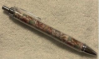Quality Wrapped and Covered Clickable Ink Pens NO BEADS