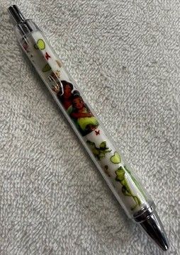 Quality Wrapped and Covered Clickable Ink Pens NO BEADS