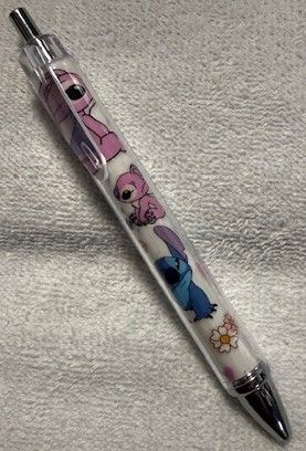 Quality Wrapped and Covered Clickable Ink Pens NO BEADS