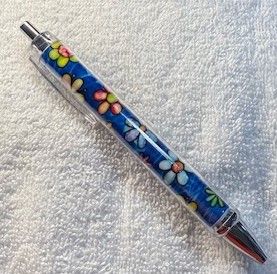 Quality Wrapped and Covered Clickable Ink Pens NO BEADS