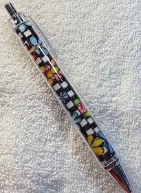 Quality Wrapped and Covered Clickable Ink Pens NO BEADS