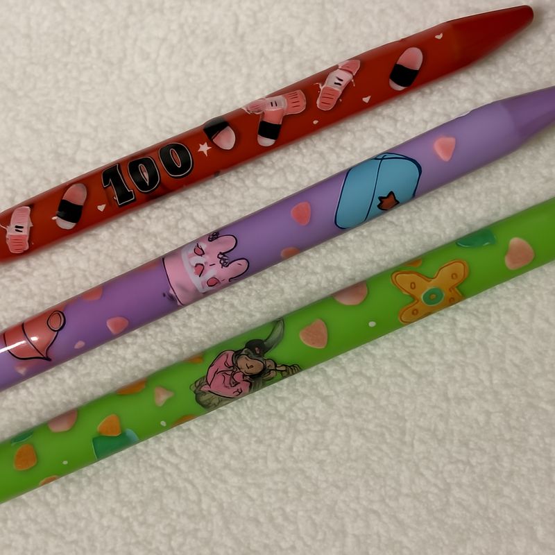 Plastic Pens / Wrapped NO BEADS